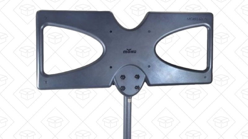 Antena de segunda mano Mohu 60 Millas HDTV, $72 con código LOVEFREETV